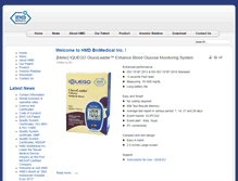 Tablet Screenshot of hmdbio.com